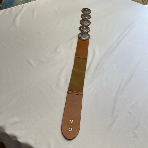 Chico’s Leather Belt Size Medium - Picture 5 of 8